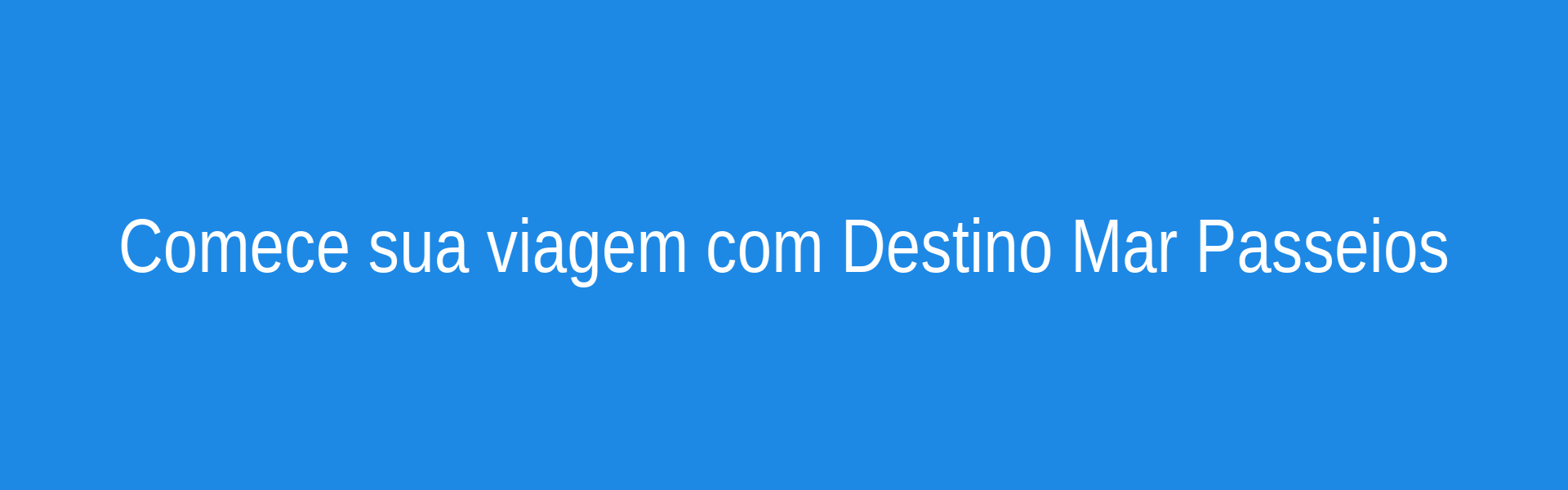 Contato — DESTINO MAR PASSEIOS